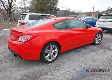 2012 Hyundai Genesis Coupe 2.0T z USA, uszkodzony, nr VIN KMHHT6KD0CU067817